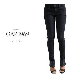GAP 1969 Black Skinny Jeans-